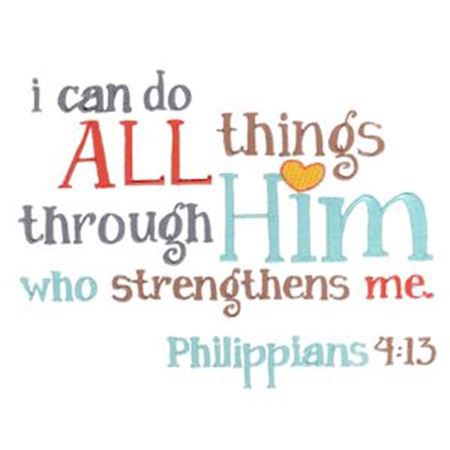 I Can Do All Things Through Him