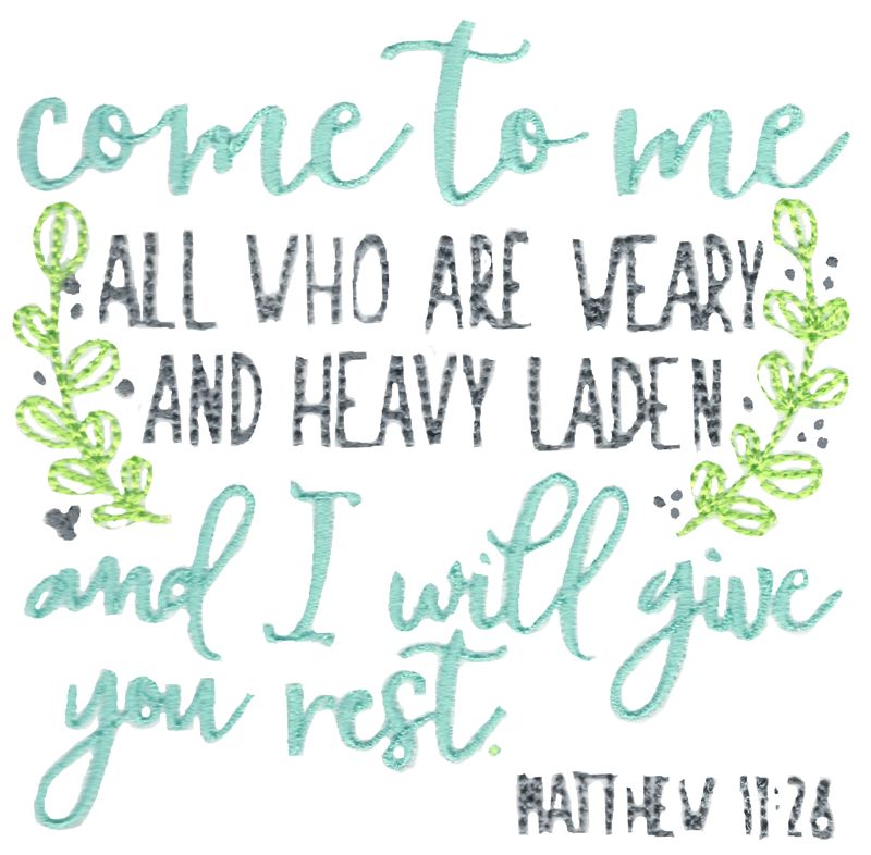 Matthew 11 28 Come to Me