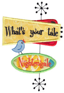 Retro Slang Applique 12