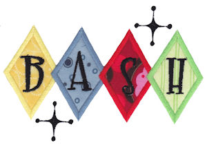 Retro Slang Applique 2