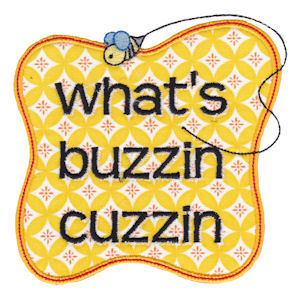 Retro Slang Applique 4