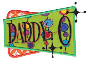 Retro Slang Applique 6