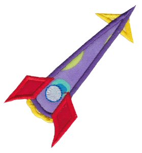 Rocket Ships Applique 2
