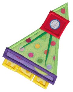 Rocket Ships Applique 4