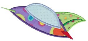 Rocket Ships Applique 8