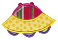 Rocket Ships Applique