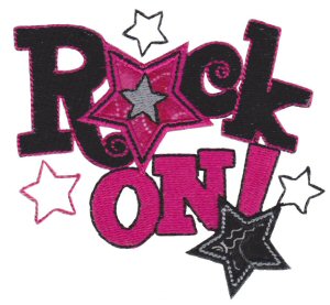 Rock On Applique 12