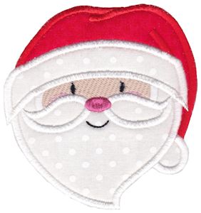 Round Christmas Applique 13