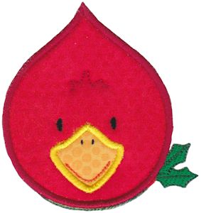 Round Christmas Applique 3