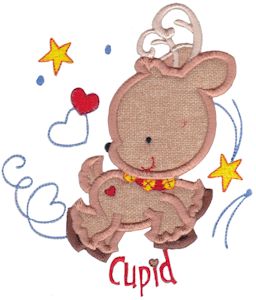 Santas Sleigh Applique 5x7 6