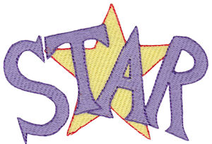 Star Word Art