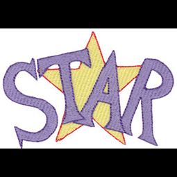 Star Word Art