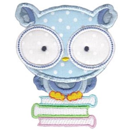 Book Owl Applique