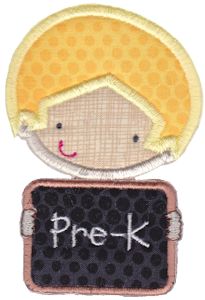Pre K Boy Applique