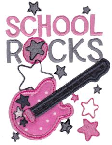 School Rocks Applique