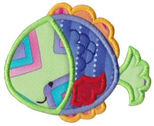 Sea Creatures Applique 3