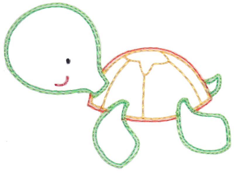 Turtle Vintage Stitch