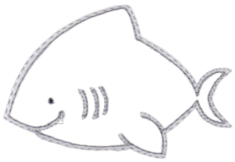 Shark Vintage Stitch