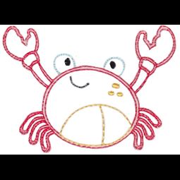 Crab Vintage Stitch