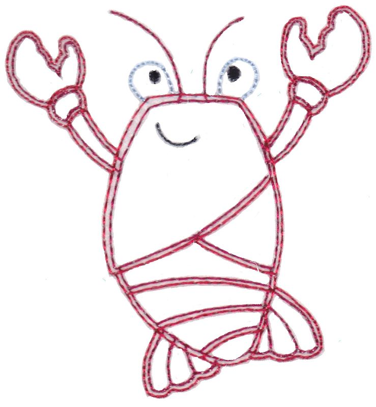 Lobster Vintage Stitch