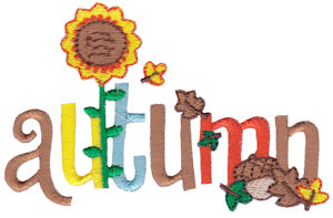 Autumn Word Art