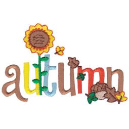 Autumn Word Art