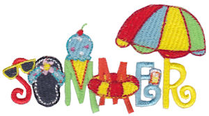 Summer Word Art