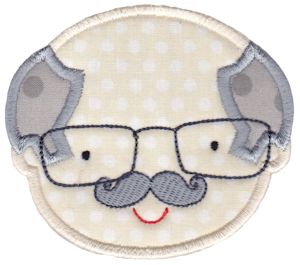 See You Faces Applique 19