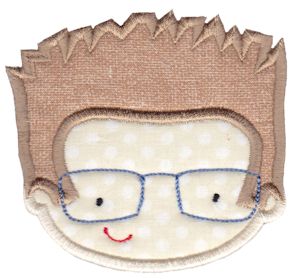 See You Faces Applique 6