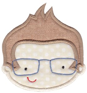 See You Faces Applique 7