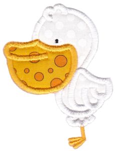Cute Pelican Applique