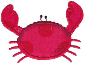 Scalloped Crab Applique