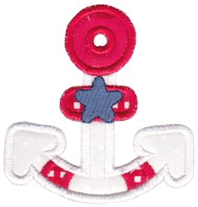 Nautical Anchor Applique