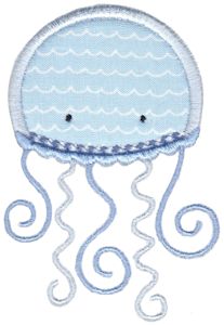 Cute Jellyfish Applique