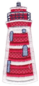 Nautical Lighthouse Applique