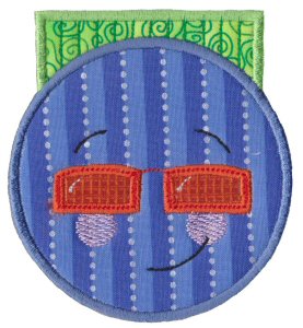 Silly Faces Applique 8