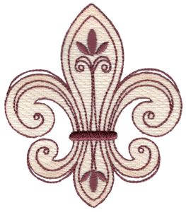 Sketch Fleur De Lis