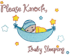 Please Knock Baby Sleeping