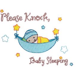 Please Knock Baby Sleeping