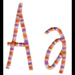 Slender Alphabet A