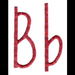 Slender Alphabet b