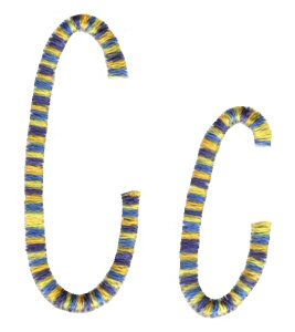Slender Alphabet c
