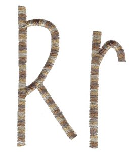 Slender Alphabet r