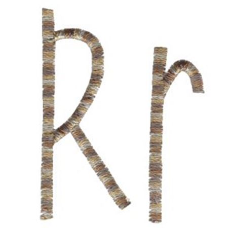 Slender Alphabet r