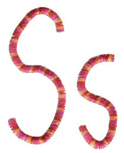 Slender Alphabet s