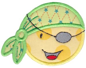 Smiley Face Halloween Applique 14