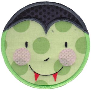 Smiley Face Halloween Applique 18