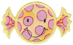 Smiley Face Halloween Applique 5