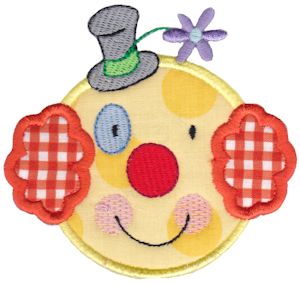 Smiley Face Halloween Applique 6