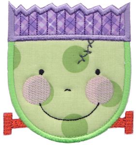 Smiley Face Halloween Applique 7